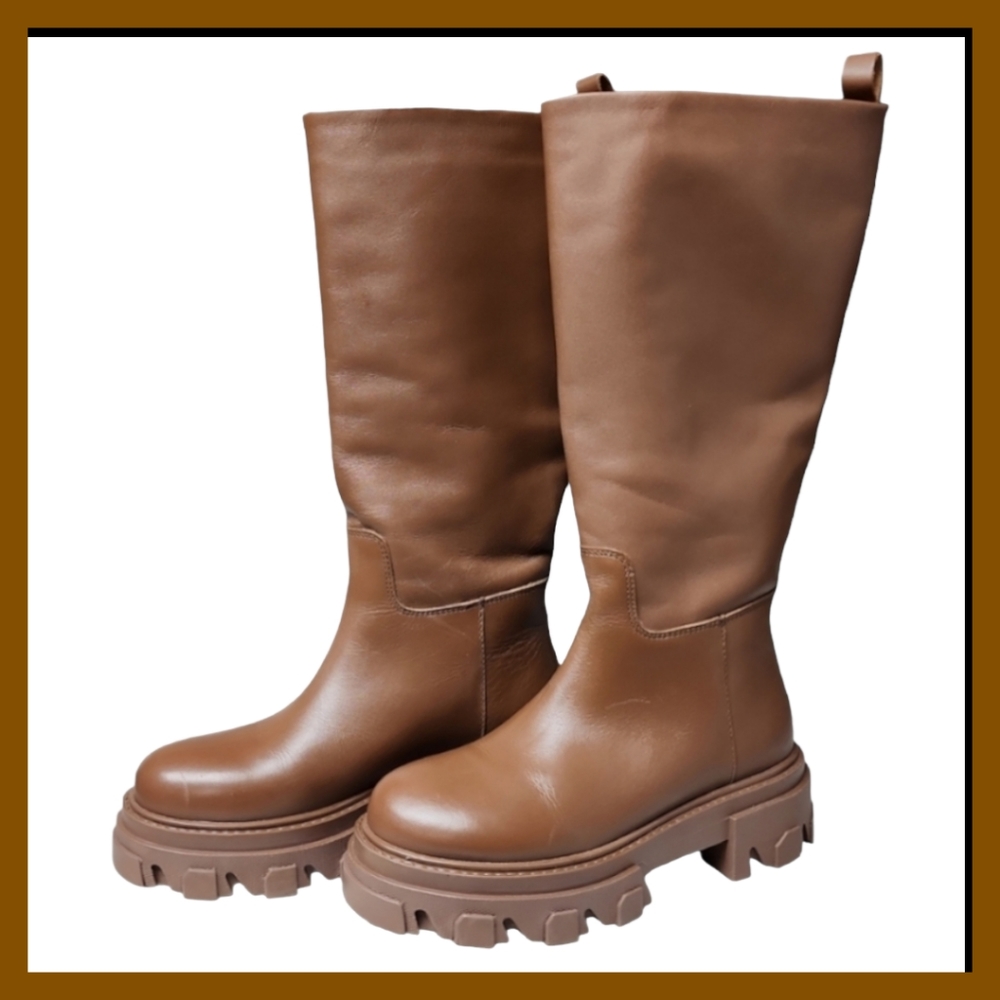 STEVE MADDEN | Brown Knee High Boots Size 6.5